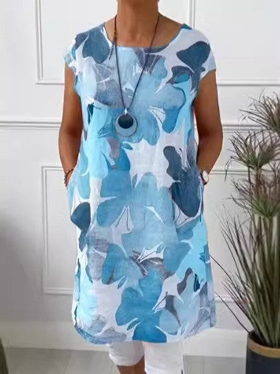 Aino™ | Mekana proljetna haljina s uzorkom leptira