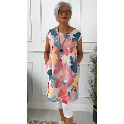 Aino™ | Mekana proljetna haljina s uzorkom leptira